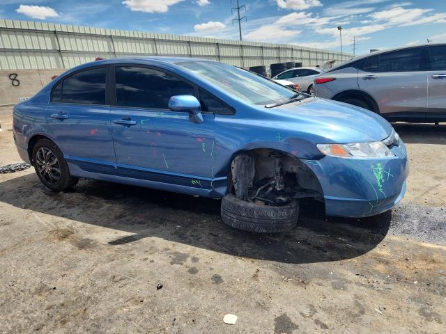 1HGFA16518L015666 - 2008 HONDA CIVIC LX Կապույտ լուսանկար 4
