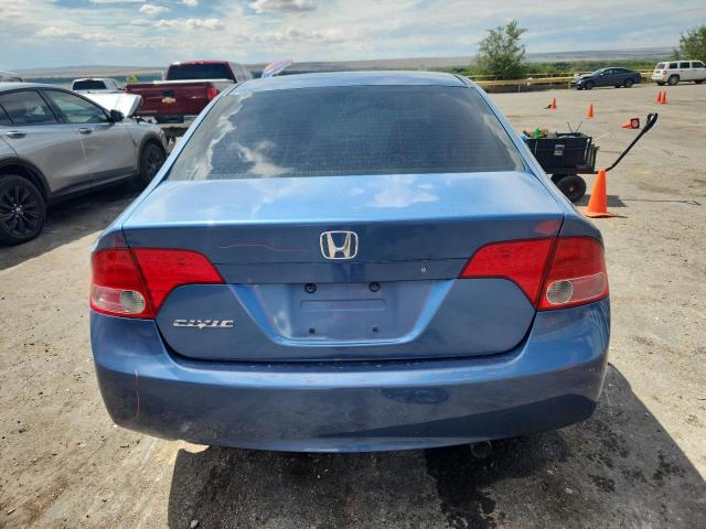 1HGFA16518L015666 - 2008 HONDA CIVIC LX Կապույտ լուսանկար 6