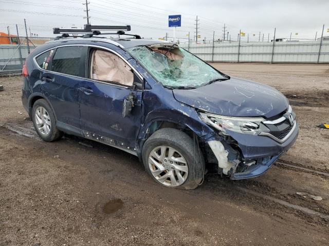 2HKRM4H7XGH607637 - 2016 HONDA CR-V EXL BLUE photo 4