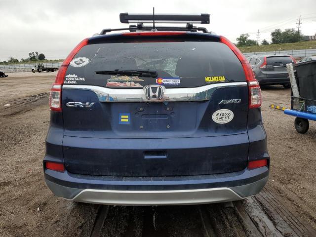 2HKRM4H7XGH607637 - 2016 HONDA CR-V EXL BLUE photo 6