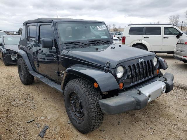 1C4BJWEG5CL117428 - 2012 JEEP WRANGLER U SAHARA BLACK photo 4
