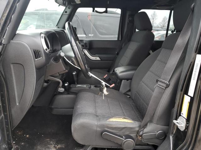 1C4BJWEG5CL117428 - 2012 JEEP WRANGLER U SAHARA BLACK photo 7