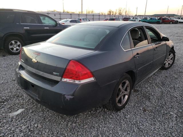 2G1WF5EK7B1242297 - 2011 CHEVROLET IMPALA LS GRAY photo 4