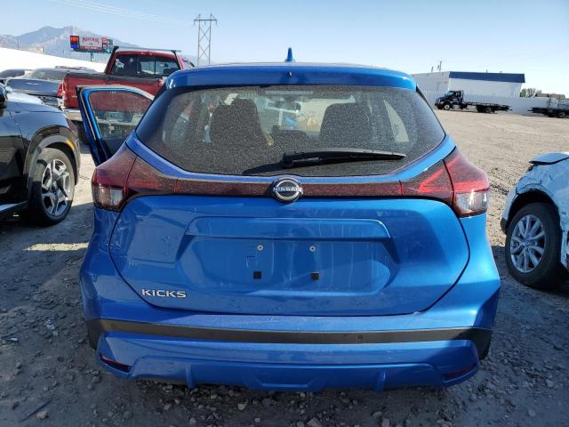 3N1CP5BV2NL526691 - 2022 NISSAN KICKS S BLUE photo 6