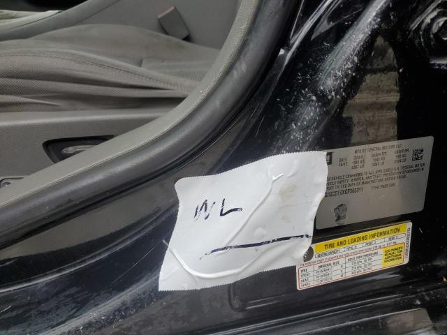 1G1ZC5E0XCF365011 - 2012 CHEVROLET MALIBU 1LT BLACK photo 12