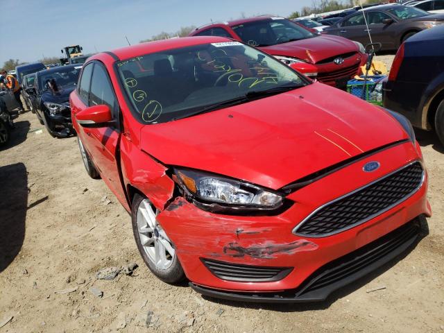 1FADP3F20HL308924 - 2017 FORD FOCUS SE RED photo 1