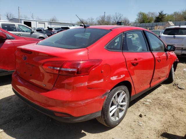 1FADP3F20HL308924 - 2017 FORD FOCUS SE RED photo 4