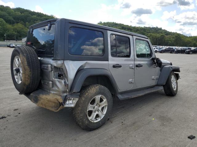 1C4HJXDG8LW229236 - 2020 JEEP WRANGLER UNLIMITED SPORT 银色 照片 3