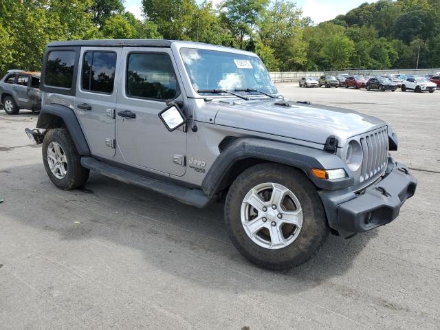 1C4HJXDG8LW229236 - 2020 JEEP WRANGLER UNLIMITED SPORT 银色 照片 4