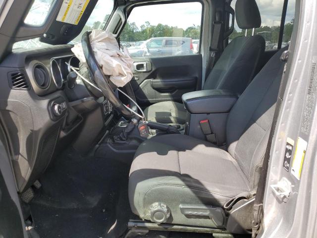 1C4HJXDG8LW229236 - 2020 JEEP WRANGLER UNLIMITED SPORT 银色 照片 7