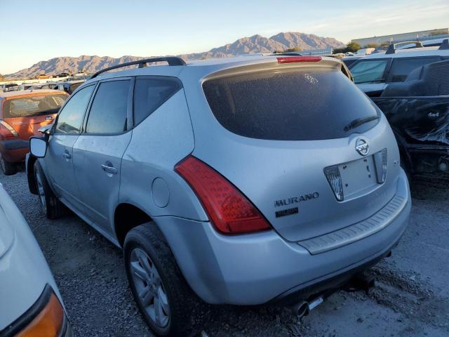 JN8AZ08W06W551056 - 2006 NISSAN MURANO SL SILVER photo 2