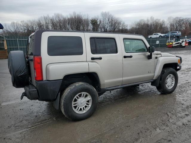 5GTDN13E278107958 - 2007 HUMMER H3 TAN photo 3