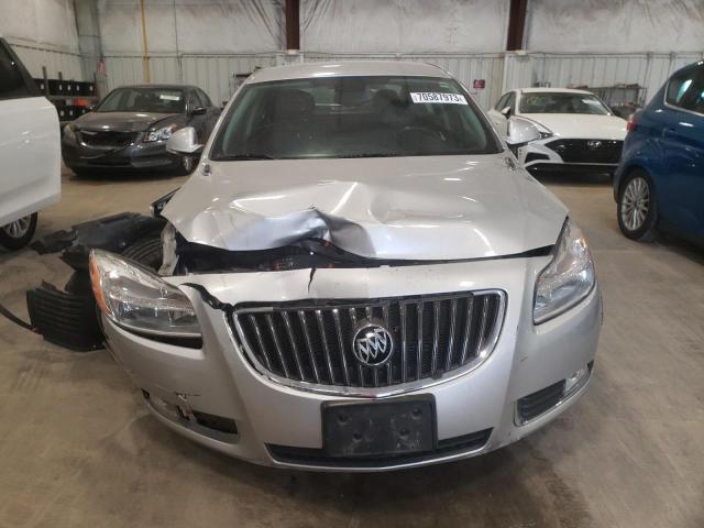 2G4GR5ER5C9148403 - 2012 BUICK REGAL SILVER photo 5