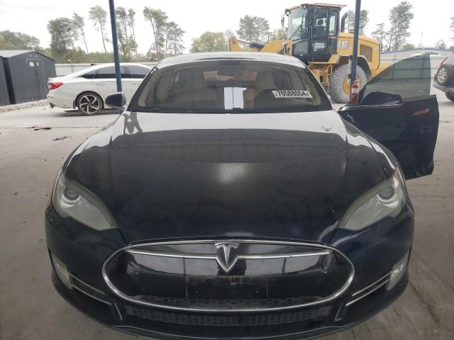 5YJSA1CG2DFP06415 - 2013 TESLA MODEL S BLUE photo 5