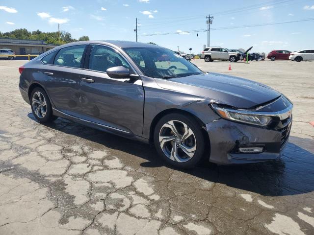1HGCV1F50JA025954 - 2018 HONDA ACCORD EXL GRAY photo 4