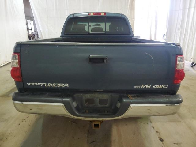 5TBBT44155S458205 - 2005 TOYOTA TUNDRA ACCESS CAB SR5 BLUE photo 6