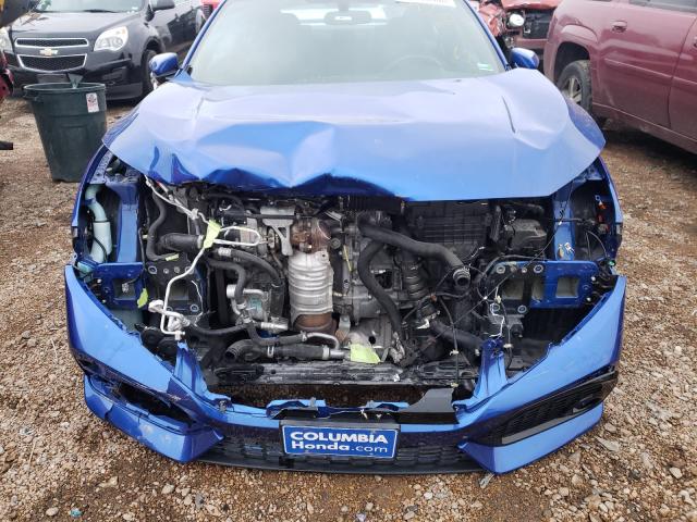 2HGFC3A52KH751128 - 2019 HONDA CIVIC SI BLUE photo 9