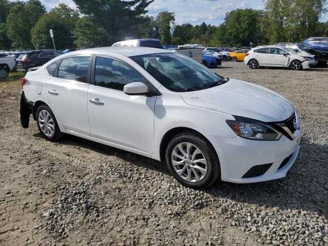 3N1AB7AP4KY277040 - 2019 NISSAN SENTRA S WHITE photo 4