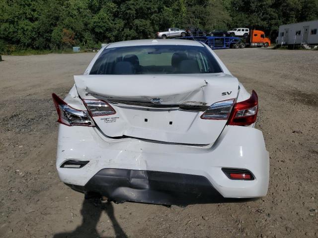3N1AB7AP4KY277040 - 2019 NISSAN SENTRA S WHITE photo 6