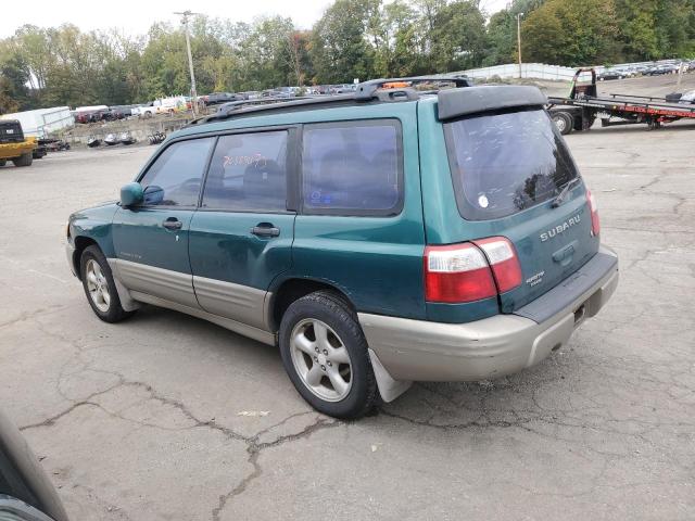 JF1SF65541H748886 - 2001 SUBARU FORESTER S მწვანე ფოტო 2