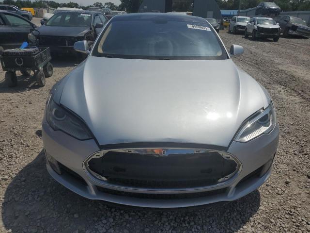 5YJSA1S19EFP38762 - 2014 TESLA MODEL S SILVER photo 5