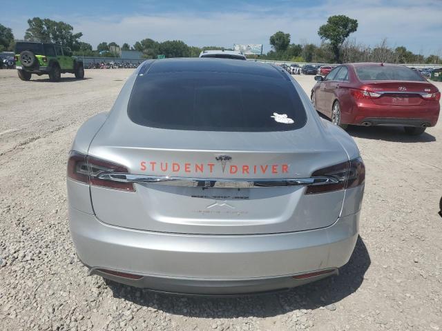5YJSA1S19EFP38762 - 2014 TESLA MODEL S SILVER photo 6
