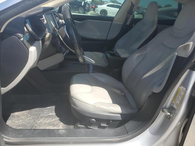 5YJSA1S19EFP38762 - 2014 TESLA MODEL S SILVER photo 7