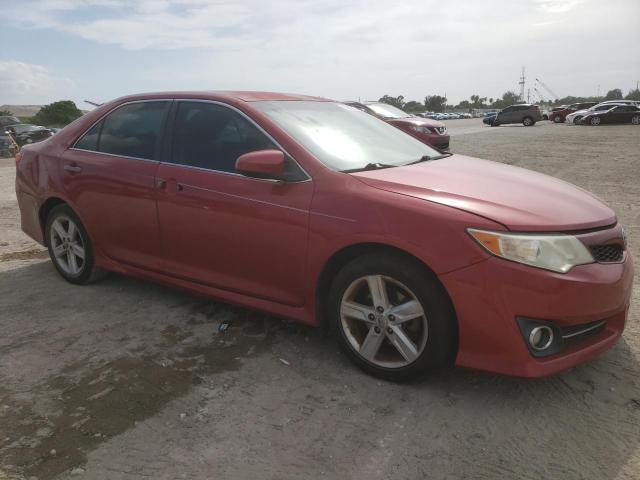 4T1BF1FK7CU615207 - 2012 TOYOTA CAMRY BASE BURGUNDY photo 4