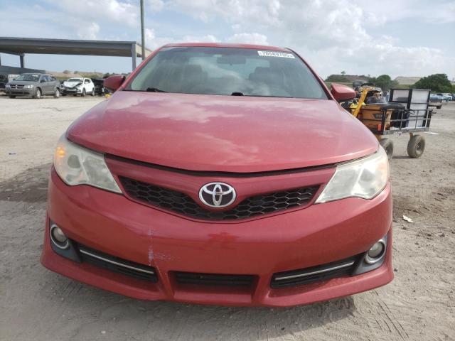 4T1BF1FK7CU615207 - 2012 TOYOTA CAMRY BASE BURGUNDY photo 5