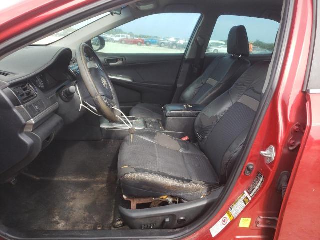 4T1BF1FK7CU615207 - 2012 TOYOTA CAMRY BASE BURGUNDY photo 7