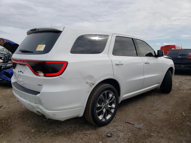 1C4RDJDG1KC633343 - 2019 DODGE DURANGO GT WHITE photo 3