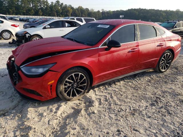 5NPEJ4J21LH006133 - 2020 HYUNDAI SONATA SEL PLUS RED photo 1