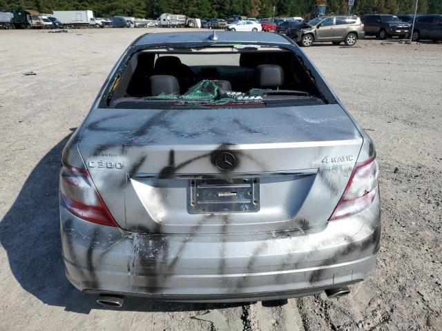 WDDGF81X29R052624 - 2009 MERCEDES-BENZ C 300 4MATIC SILVER photo 6