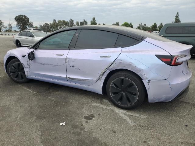5YJ3E1EA9SF039776 - 2025 TESLA MODEL 3 GRAY photo 2