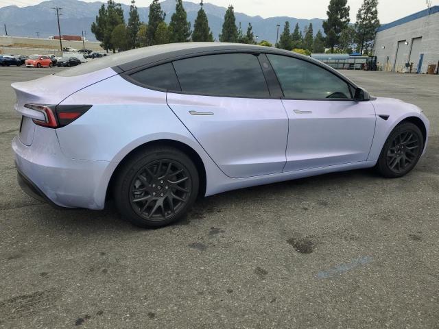5YJ3E1EA9SF039776 - 2025 TESLA MODEL 3 GRAY photo 3