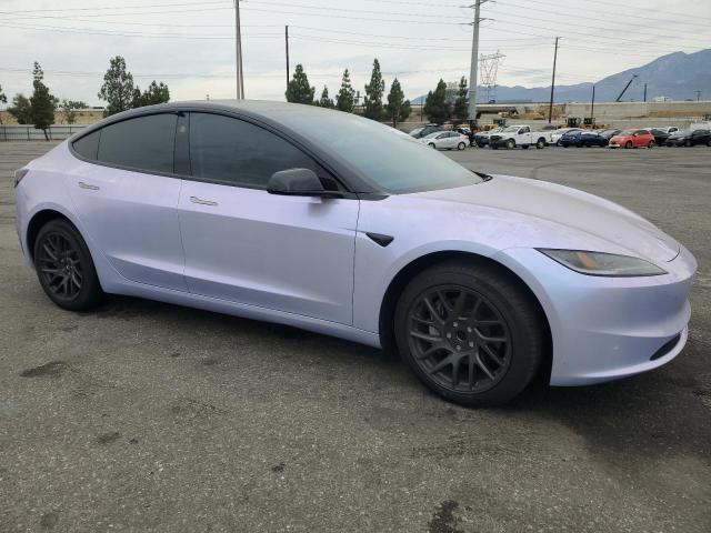 5YJ3E1EA9SF039776 - 2025 TESLA MODEL 3 GRAY photo 4