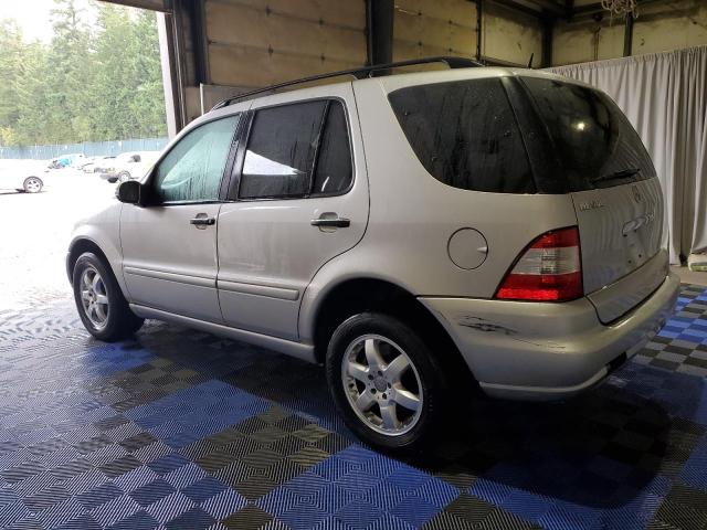 4JGAB75EX3A393642 - 2003 MERCEDES-BENZ ML 500 ვერცხლისფერი ფოტო 2