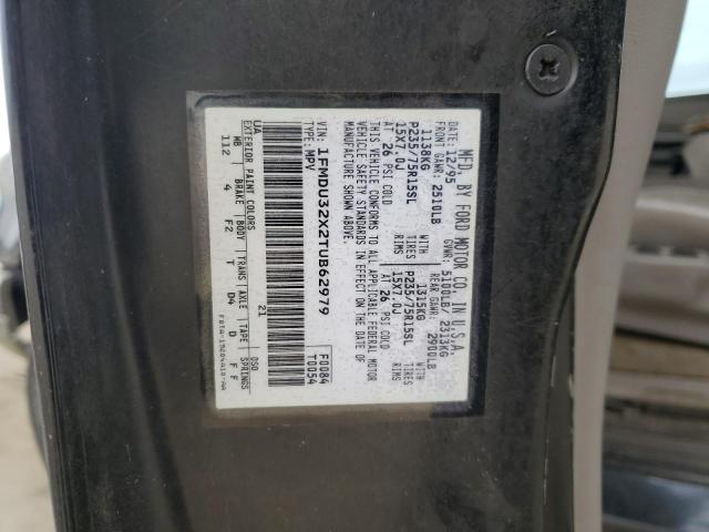 1FMDU32X2TUB62979 - 1996 FORD EXPLORER BLACK photo 12