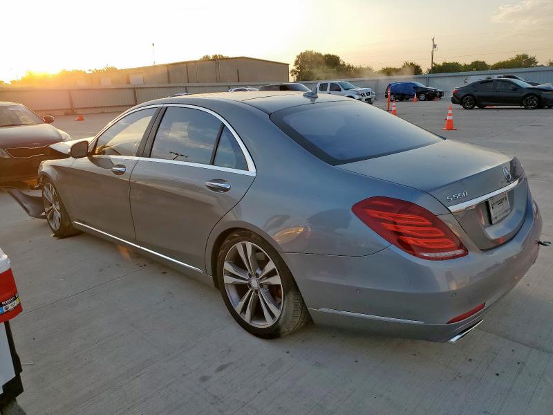 WDDUG8FB8FA129908 - 2015 MERCEDES-BENZ S 550 4MATIC SILVER photo 2