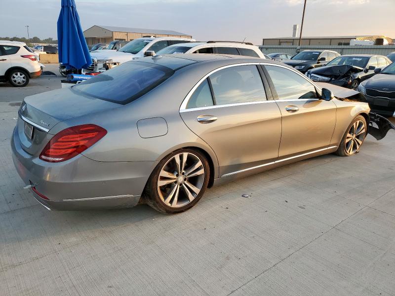 WDDUG8FB8FA129908 - 2015 MERCEDES-BENZ S 550 4MATIC SILVER photo 3
