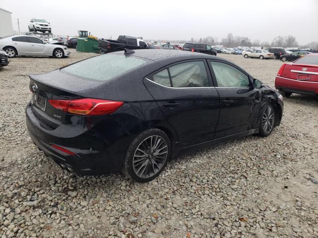 KMHD04LB3JU536260 - 2018 HYUNDAI ELANTRA SPORT BLACK photo 3