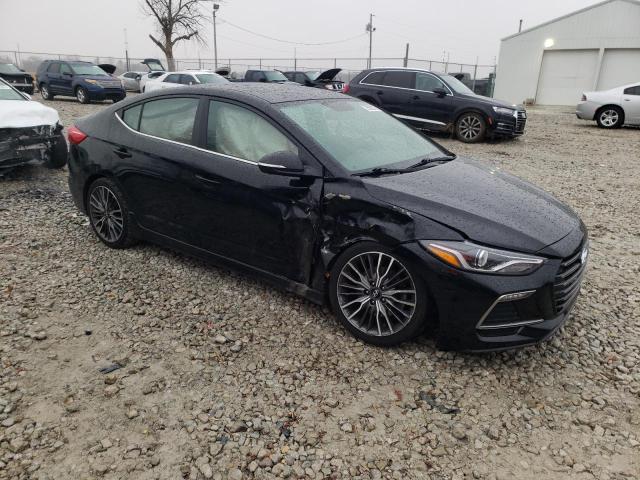 KMHD04LB3JU536260 - 2018 HYUNDAI ELANTRA SPORT BLACK photo 4