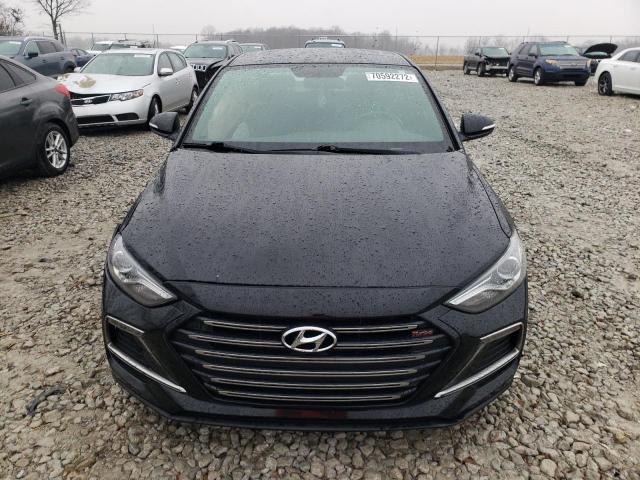 KMHD04LB3JU536260 - 2018 HYUNDAI ELANTRA SPORT BLACK photo 5