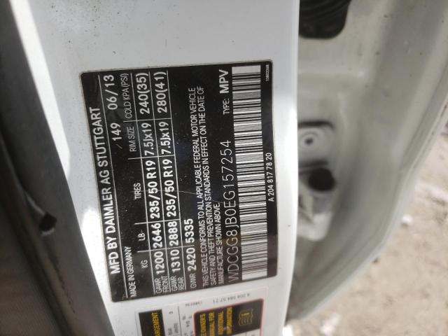 WDCGG8JB0EG157254 - 2014 MERCEDES-BENZ GLK 350 4MATIC WHITE photo 13