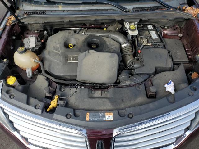 5LMCJ3D97HUL32258 - 2017 LINCOLN MKC RESERVE MAROON photo 12