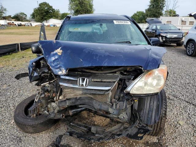 JHLRD78886C022420 - 2006 HONDA CR-V EX BLUE photo 5