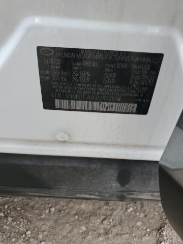 5NMS3CAA3LH253892 - 2020 HYUNDAI SANTA FE SEL WHITE photo 13