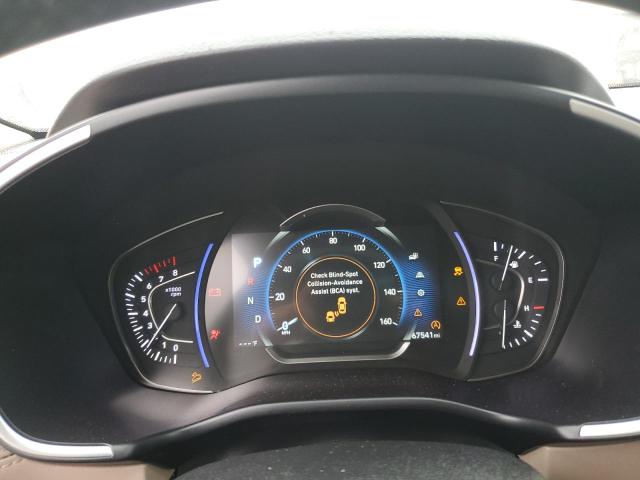 5NMS3CAA3LH253892 - 2020 HYUNDAI SANTA FE SEL WHITE photo 9