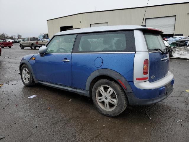 WMWML335X9TP98808 - 2009 MINI COOPER CLUBMAN BLUE photo 2