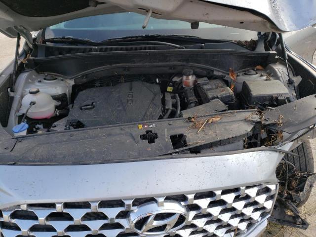 5NMS34AJ5MH322895 - 2021 HYUNDAI SANTA FE SEL Արծաթագույն լուսանկար 12